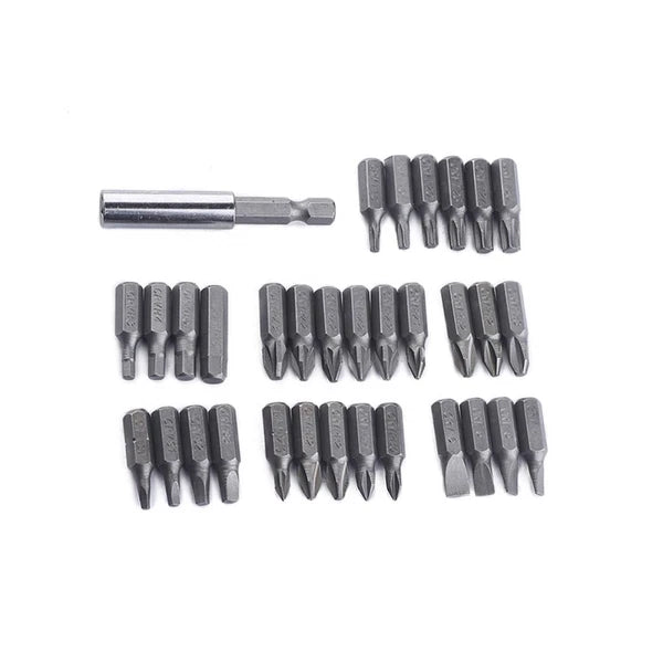 33 Pcs Set Tamper Proof Star -shaped Screwdriver with Keeper