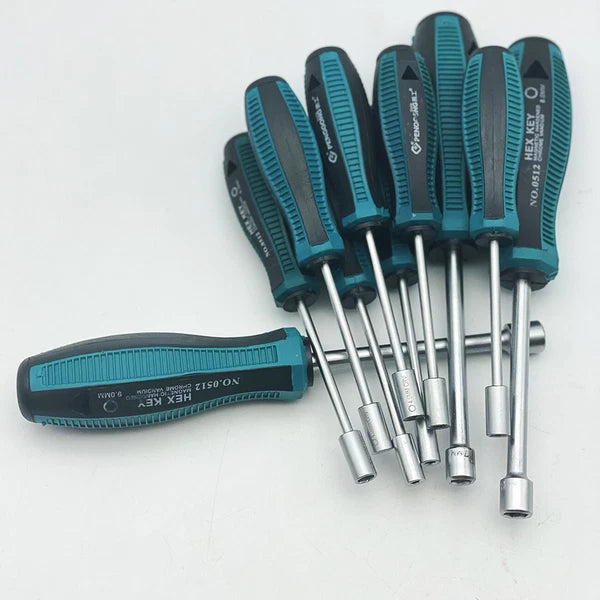 10pcs Screwdriver Set Socket Hex Torque Wrench Multitool Hex 3-9MM Repair Tools