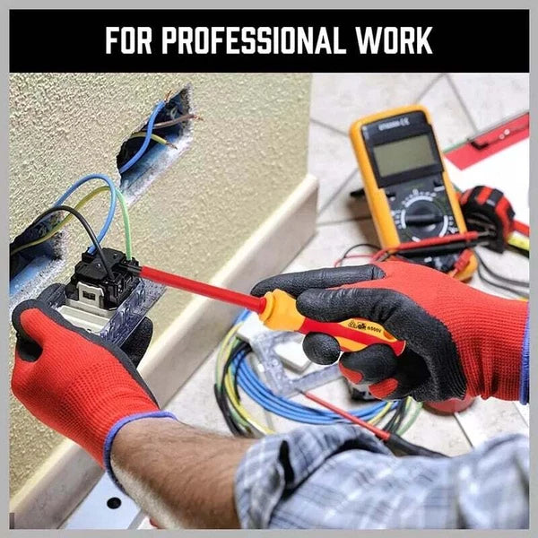 Upgrade Electrician Insulated Screwdriver Set Magnetic Tip Slotted Phillips Tool