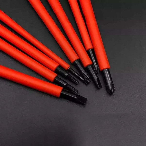 Upgrade Electrician Insulated Screwdriver Set Magnetic Tip Slotted Phillips Tool