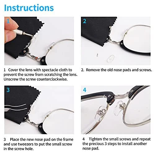 Upgrade Version Magnetic Eye Glass Repairing Kit, Eyeglass Repair Tool Kit
