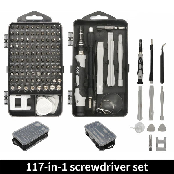 117 In 1 Magnetic Precision Screwdriver Set Pc Phone Electronics Repair Device