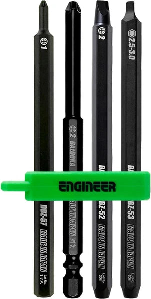 ENGINEER Screw Zaurus Removal of Licked Phillips Screws Bit 4-Piece DBZ-21