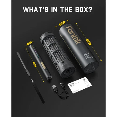 Fanttik E2 Ultra Precision Electric Screwdriver – 50 Bits, USB-C