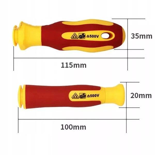 Upgrade Electrician Insulated Screwdriver Set Magnetic Tip Slotted Phillips Tool