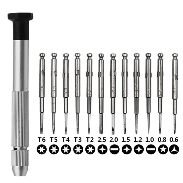 Screwdriver Set Repair Tool Kit for Electronics Precision Screwdrivers 13 in