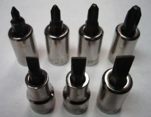 Kobalt 22468MIX 7 Piece 3/8" Drive Slotted & Phillip Bits USA