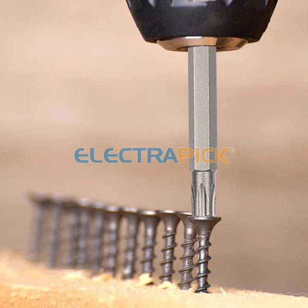 11PC Torx Bit Set Quick Change Connect Impact Driver Drill Security Tamper Proof