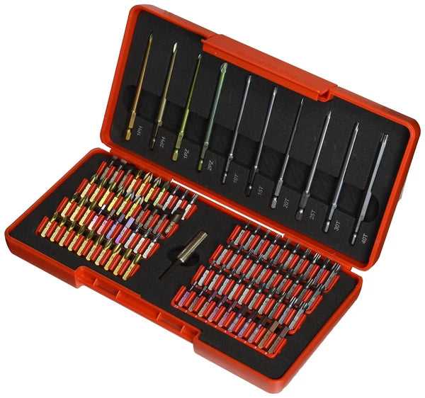 PB Swiss Tools PB C6-992 90 Bit set in box New Red Case