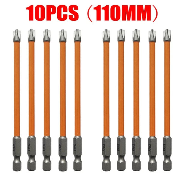 Super Strong Magnetic Special Slotted Cross Screwdriver Bit For Electrician FPH2