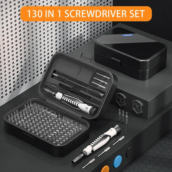 130 in 1 Precision Screwdriver Set PC Phone Laptop Electronics Repair Tool Kit