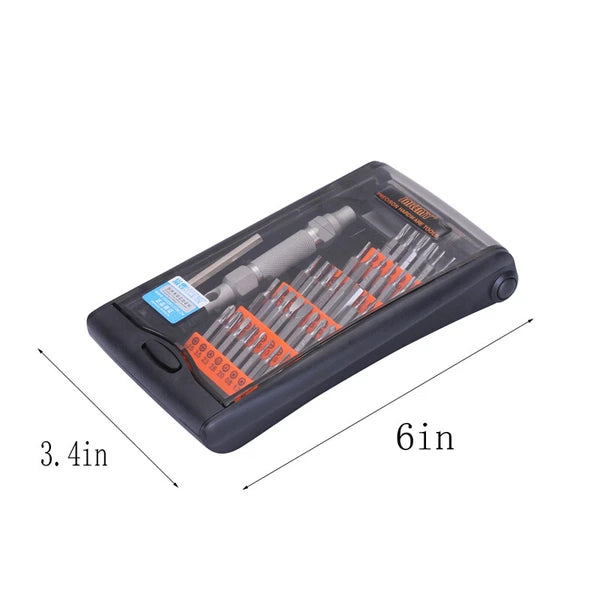 6" 38 In 1 Precision Magnetic Screwdriver Set Hex Torx Bits Screwdriver Kit Tool