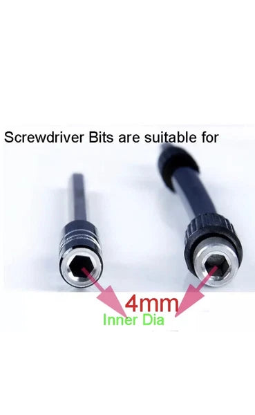 6X Torx screwdriver Bit Set T1, T2, T3, T4, T5, TR6 (T6 Security) repair 4mm Hex