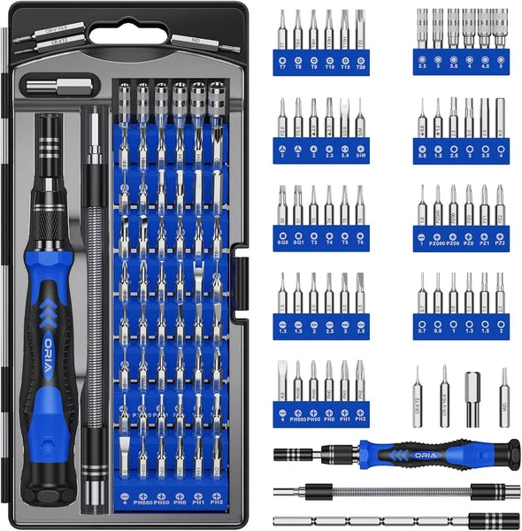 ORIA Precision Screwdriver Set, 61 in 1 Small Screwdriver Set with 57 Precision