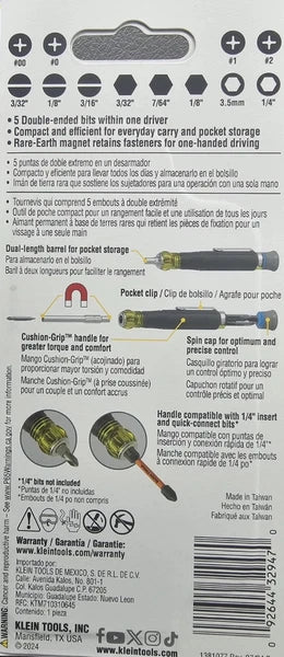 Klein Tools Pocket 13-in-1 Screwdriver  32611P
