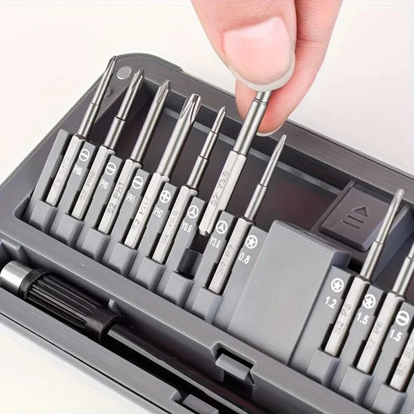 Precision Screwdriver Set 30in 1 Magnetic Repair Kit with 28 PCS 40mm Extra Long