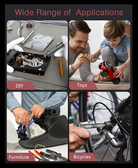 42 in 1 Magnetic Screwdriver Set DIY Ratchet Screwdriver Set, Multi Bit Magneti