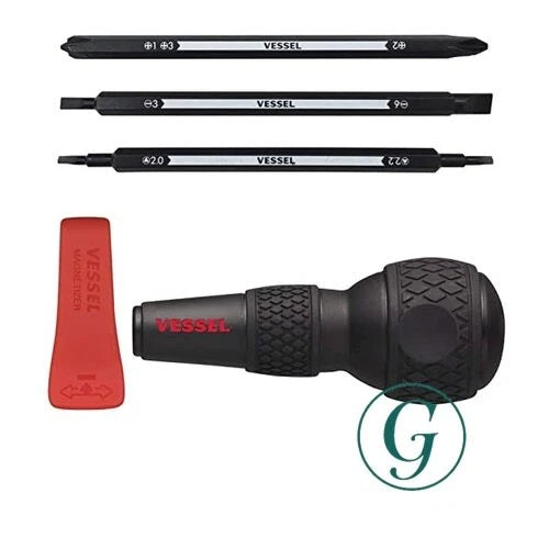 [Amazon.co.jp Limited] Vessel Ball Grip Replacement Driver for Home Black 7