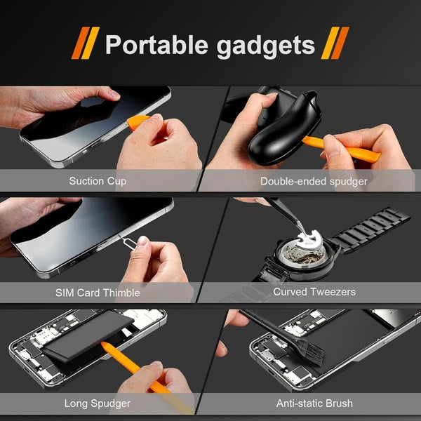 JOREST 38Pcs Small Precision Screwdriver Set with Torx T5, T6, Y00, Yellow