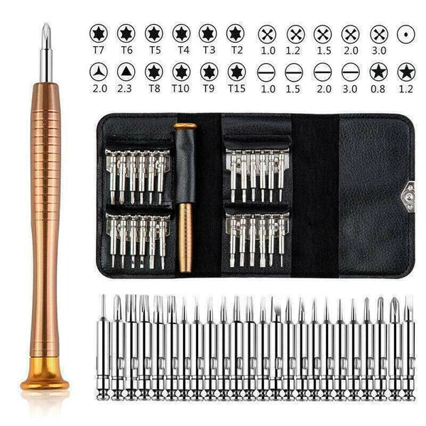 25 in 1 Small Screwdriver Set Mini Pocket Screwdriver kit for Repair Electronics