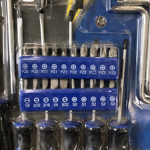 GTV 78 Piece Screw Driver & Bit Set - NEW