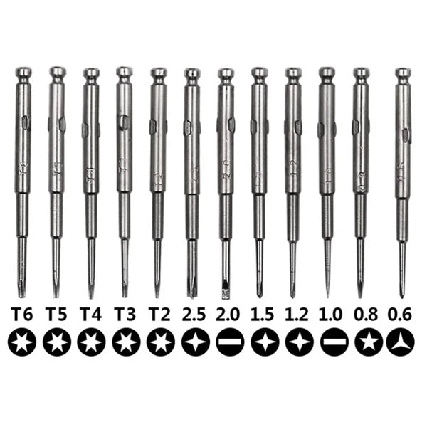 Screwdriver Set Professional Magnetic Repair Tool Kit Small 13 in