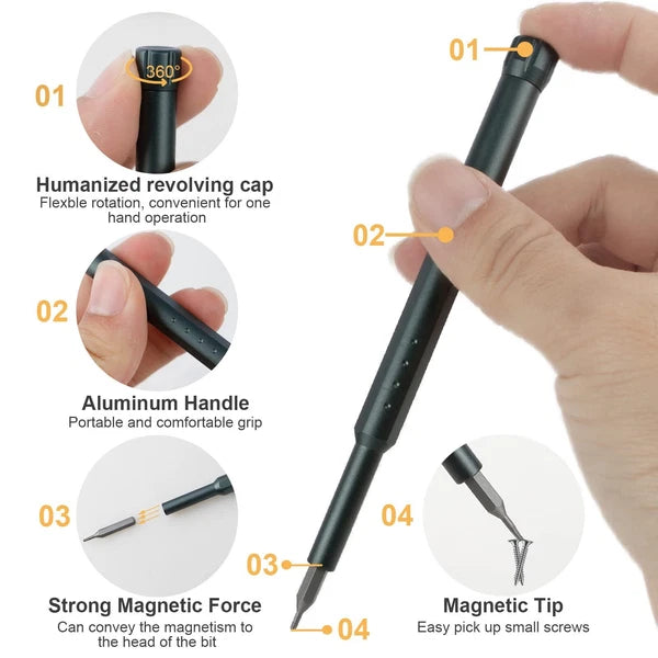 Precision Screwdriver Set, 46 in 1 Mini Screwdriver, Screwdriver Bit Sets, Mu...