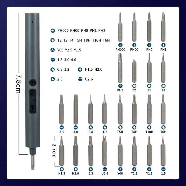Screwdriver Set Multi in One Charging Type HighTorque Electric Screwdriver Tools