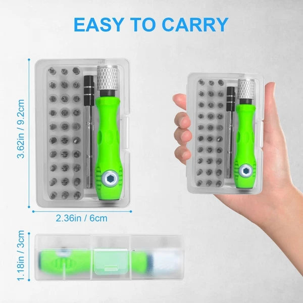 32 in 1 Small Magnetic Screwdriver Set Torx Driver Professional Repair Tool Kit