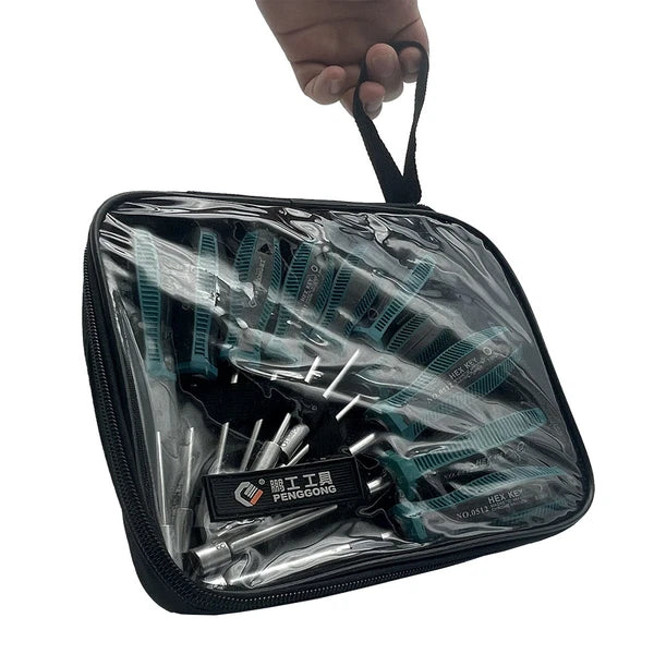 10pcs Screwdriver Set Socket Hex Torque Wrench Multitool Hex 3-9MM Repair Tools