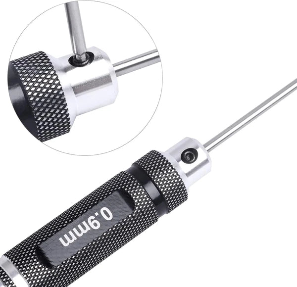 7Pcs Hex Screwdriver Set 0.9Mm 1.27Mm 1.3Mm 1.5Mm 2.0Mm 2.5Mm 3.0Mm Hex Driver