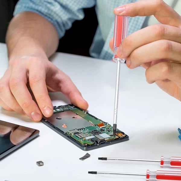 Piutouyar 8PCS Magnetic Torx Screwdriver Set - T8, T9, T8,T9,T10,T15, Silver