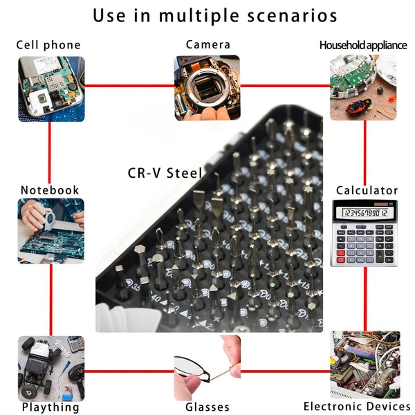 122 in 1 Precision Screwdriver Set Magnetic Professional Computer Repair Tool...