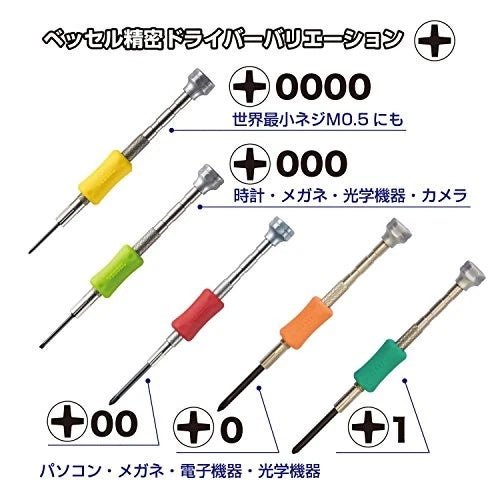 "Vessel (VESSEL) Precision screwdriver set +2 present -4 Set TD-56