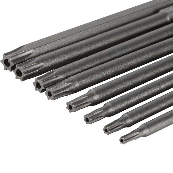 Torx Screwdriver Bit Set Hex Security Magnetic Head 100MM Extra Long IN USA