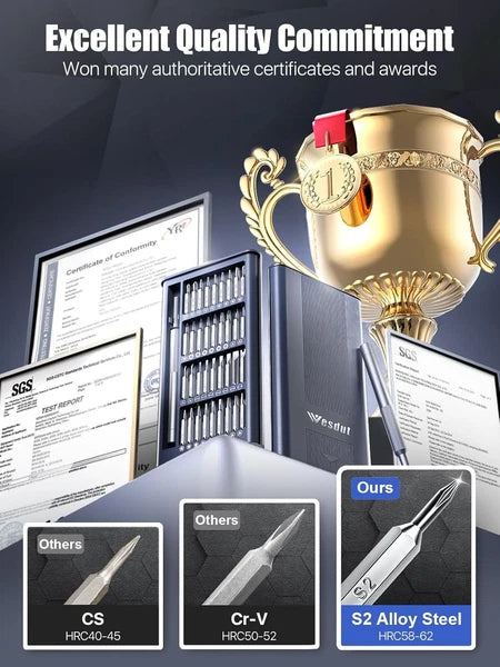 37-In-1 Precision Screwdriver Set, [Super Durable] Magnetic Small Screw Driver,