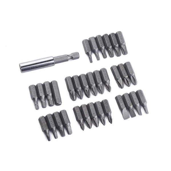 33 Pcs Set Tamper Proof Star -shaped Screwdriver with Keeper