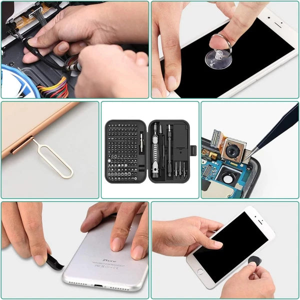 Precision Screwdriver Set, 130 in 1 Screwdriver Kit with 120 Screwdriver Bits(11