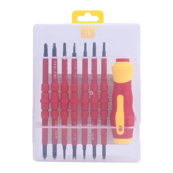 8pcs Electrician Insulated Magnetic Screwdriver Set Electrical Hand Screwdriver
