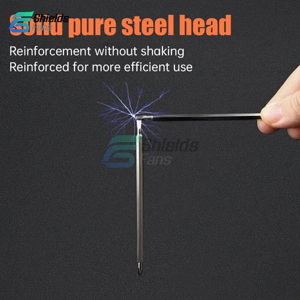 Multifunctional Magnetic Ratchet Screwdriver Set w/8pcs Dual-head Bits Hand Tool