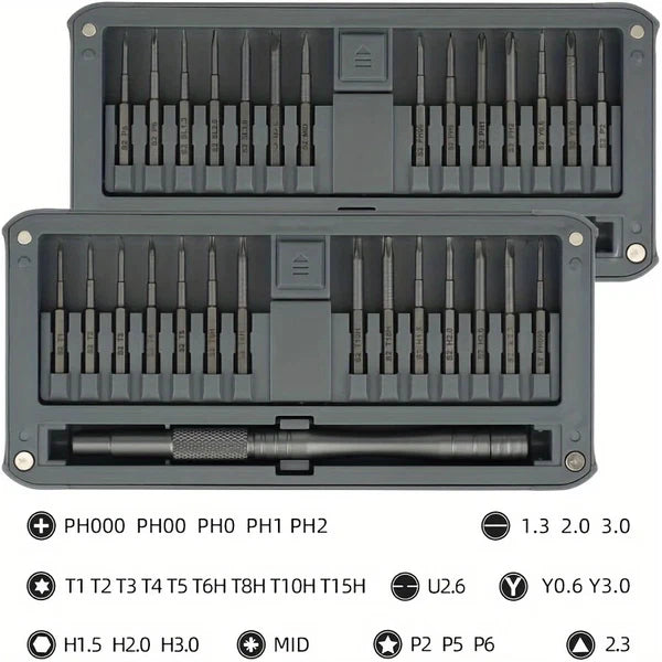 Precision Screwdriver Set 30in 1 Magnetic Repair Kit with 28 PCS 40mm Extra Long